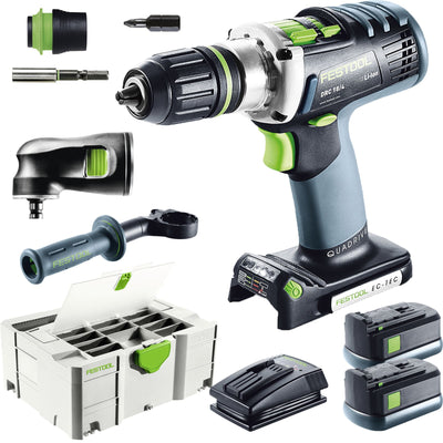 Drill driver Festool DRC 18/4 Li 5.2-Set 18 V 2x5.2 Ah accu.