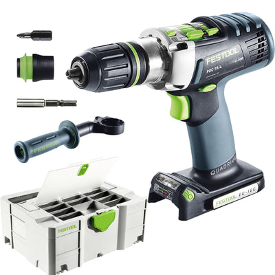 Cordless Impact Drill Festool PDC 18/4 Li-Basic 18 V (without battery and charger)