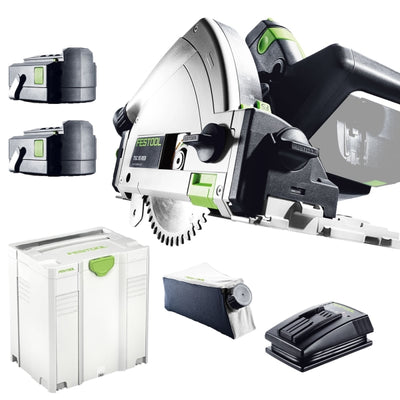 Cordless circular saw Festool TSC 55 REB-Plus Li 18/36 V 2x5.2 Ah accu.