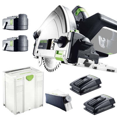 Cordless circular saw Festool TSC 55 REB-Plus/XL Li 18/36 V 2x5.2 Ah accu.