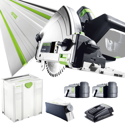 Cordless circular saw Festool TSC 55 REB-Plus-FS Li 18/36 V 2x5.2 Ah accu.