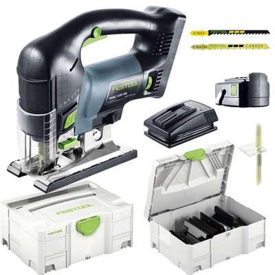 Jigsaw Festool PSBC 420 EB Li 18-Set 18 V 1x5.2 Ah accu.