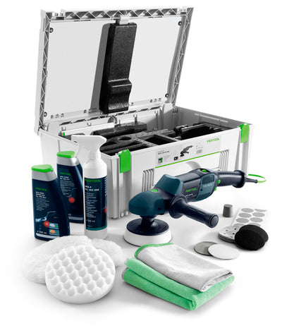 Polisher Festool RAP 150-14 FE-Set Automotive + Accessories