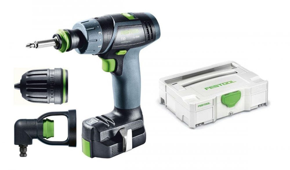 Drill driver Festool TXS LI 2.6 Set 10.8 V 2x2.6 Ah accu.