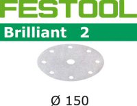 Sandpaper for random orbit sanders Brilliant 2 150 mm P220 100 units