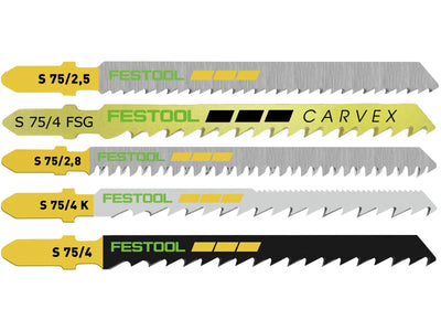 Brzeszczoty do wyrzynarki Festool; 75 mm; 25 szt.