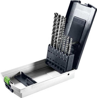 3 piece SDS Plus drill bit set for hammer drill Festool SDS-Set D5-D12/7