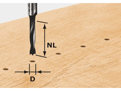 Wiertło kołkowe Festool; 10x53,5 mm