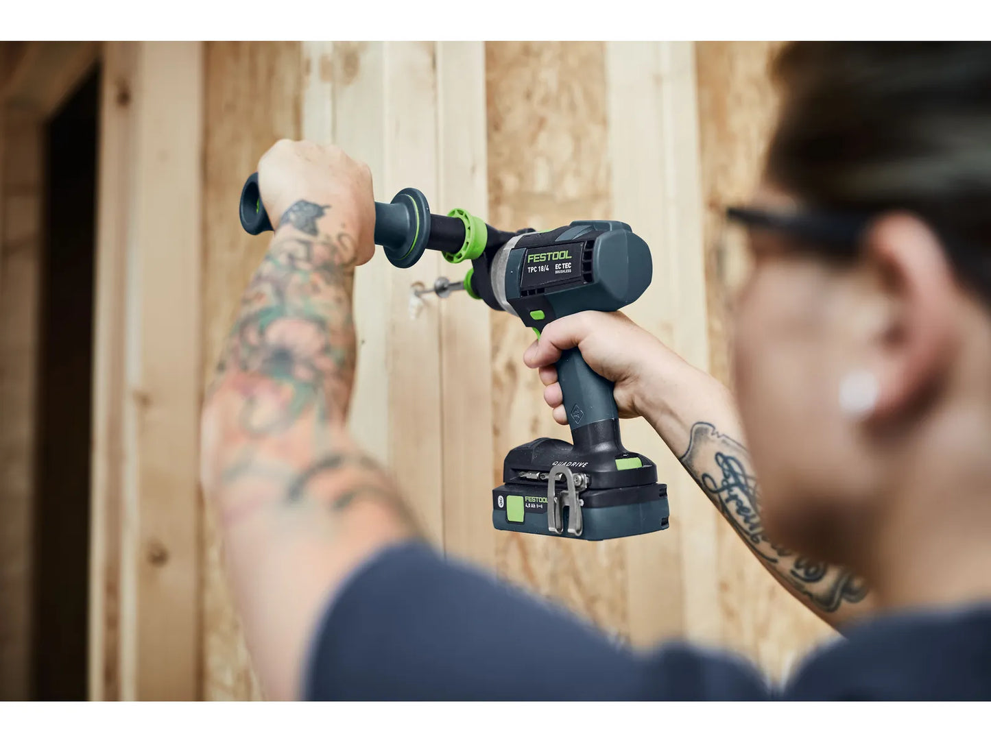 Wiertarko-wkrętarka Festool QUADRIVE TPC 18/4 Set