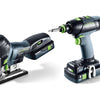 Tool set Festool T 18+3/PSC 420 HPC I-Set;  18 V; 2x4.0 Ah accu.
