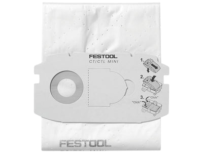 Worki materiałowe do odkurzacza Festool SC FIS-CT MINI/5