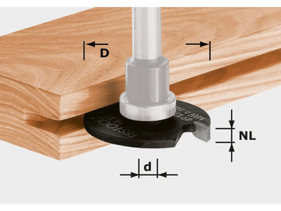Tarcza do cięcia rowków (bez wałka) Festool; 40 mm; 2,5 mm