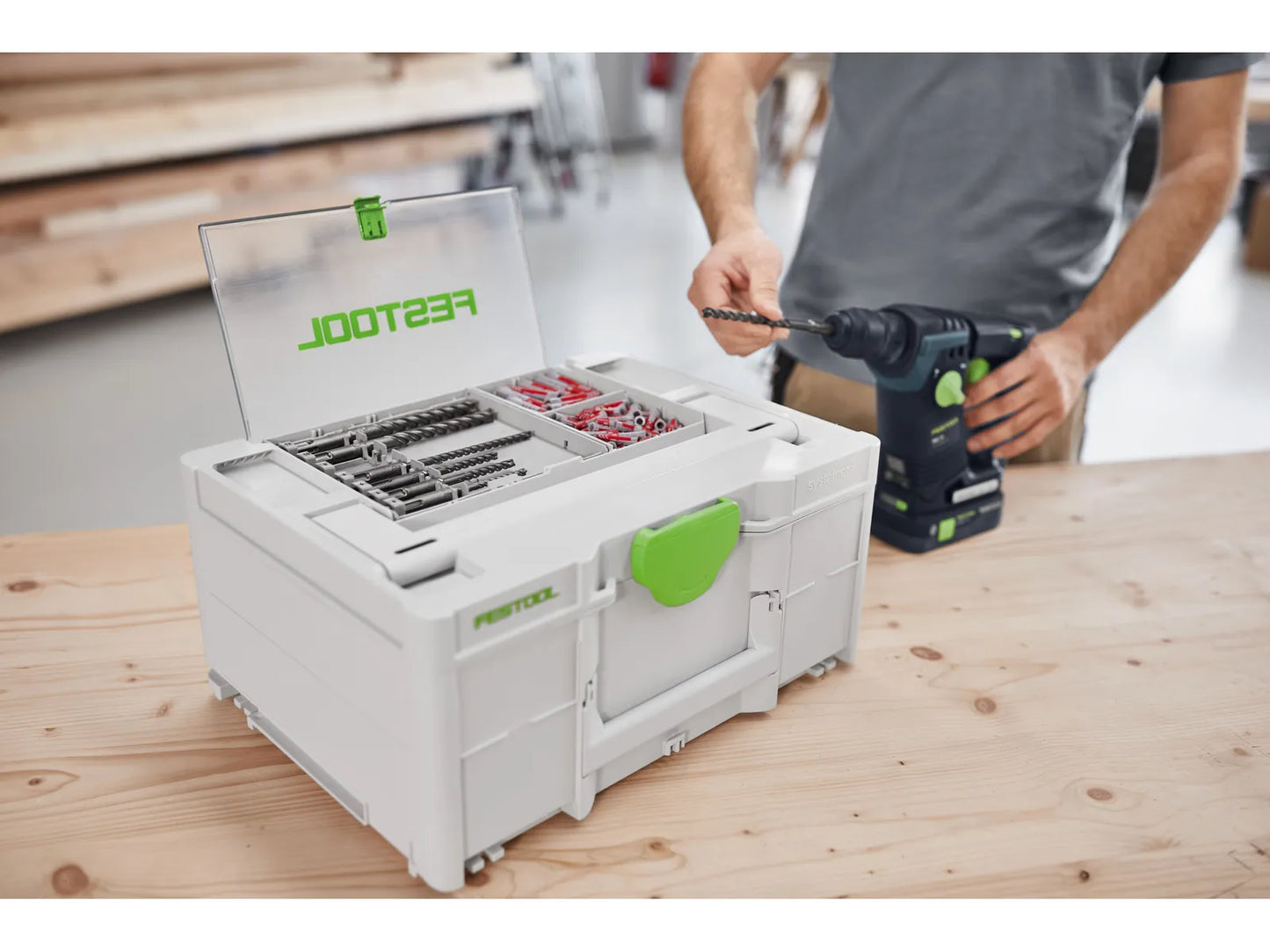 Zestaw wierteł SDS Plus do wiertarki udarowej Festool BKS SYS3 D5-12 SDS