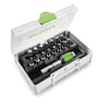 Screwdriver Bit Accessory Set Festool SYS3 XXS CE-TX BHS 60; 18 units