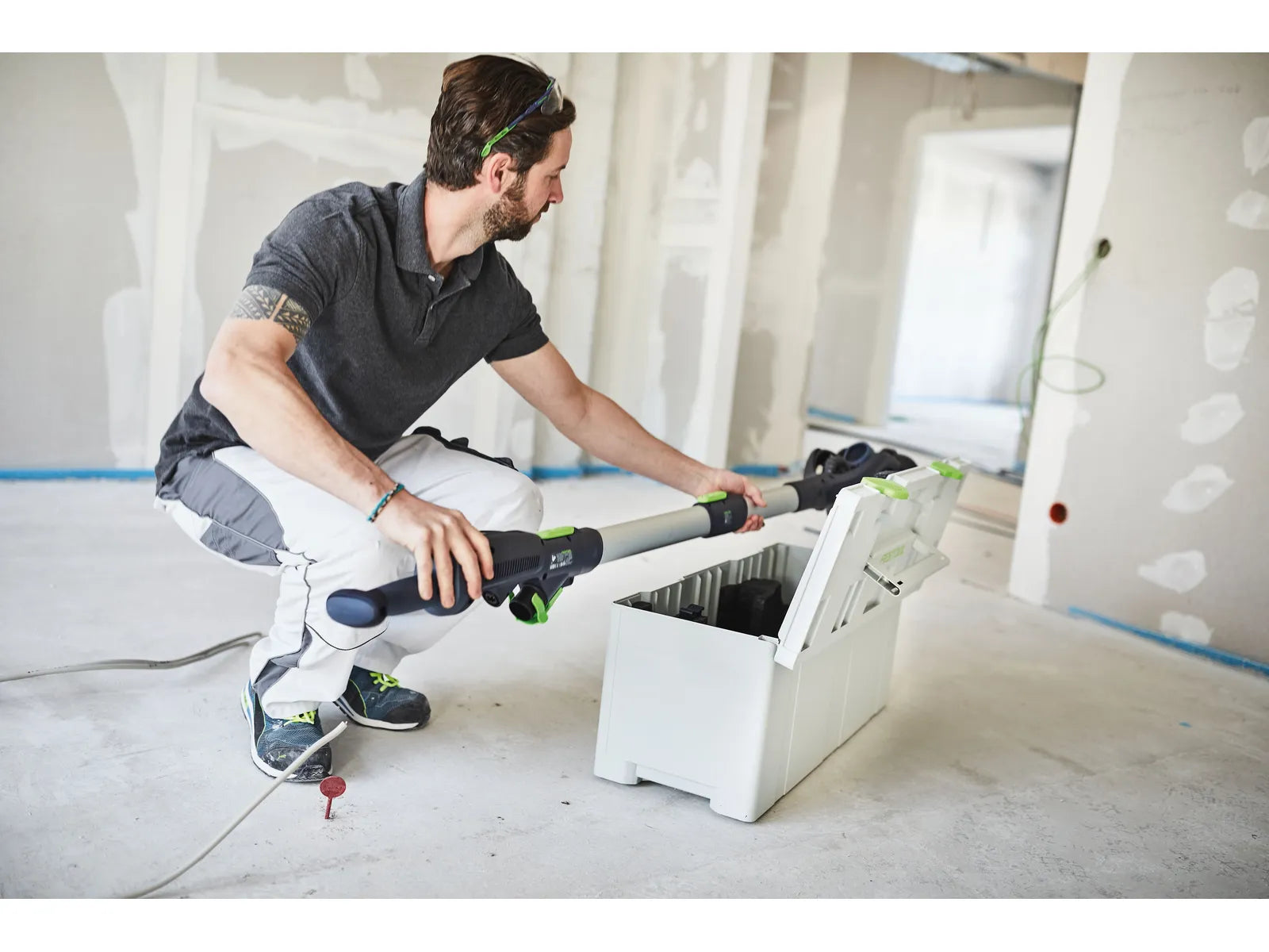 Long-reach wall sander Festool PLANEX LHS 2 225 EQI/CTL 36-Set