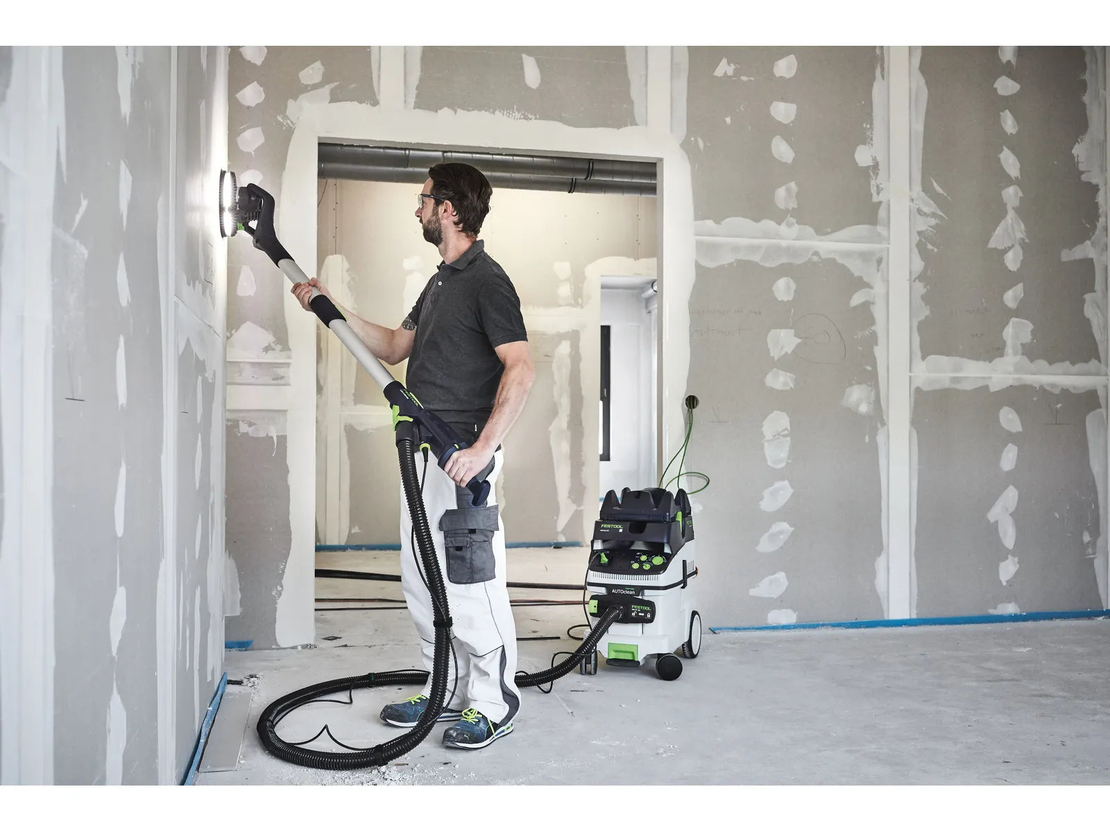 Long-reach wall sander Festool PLANEX LHS 2 225 EQI/CTL 36-Set