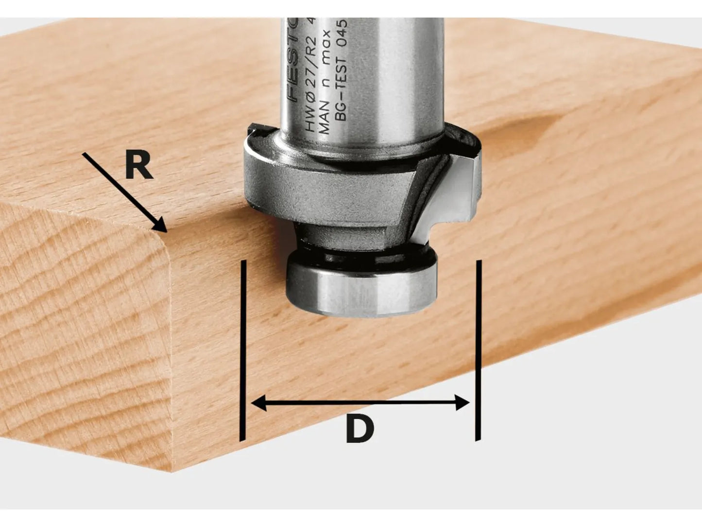 Frez zaokrąglający Festool 6/27 mm