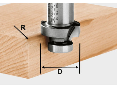 Frez zaokrąglający Festool 6/27 mm