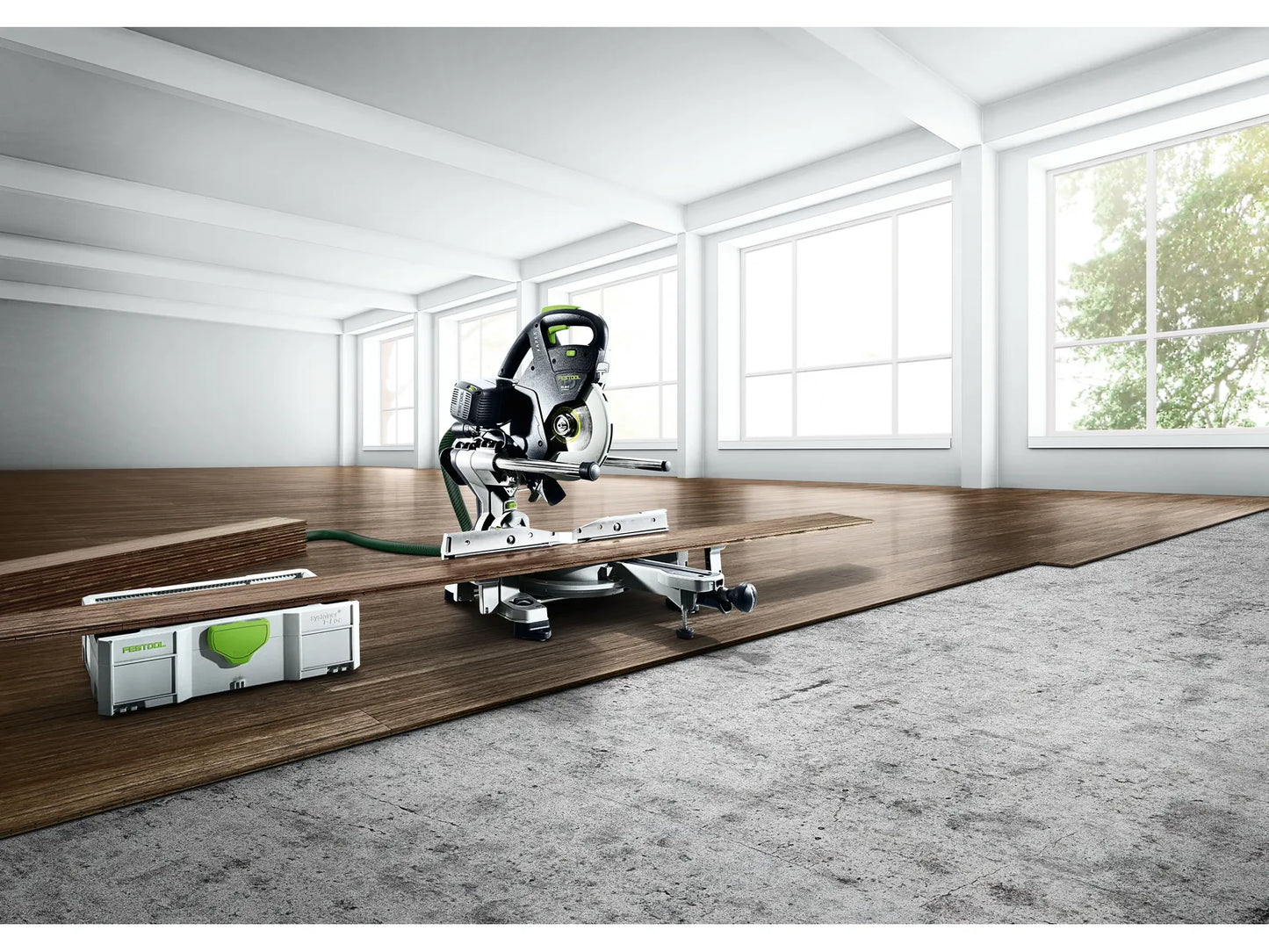 Compound mitre saw Festool KS 60 E-Set KAPEX